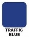 Traffic Blue Sign (window) Vinyl - 15" x 36"